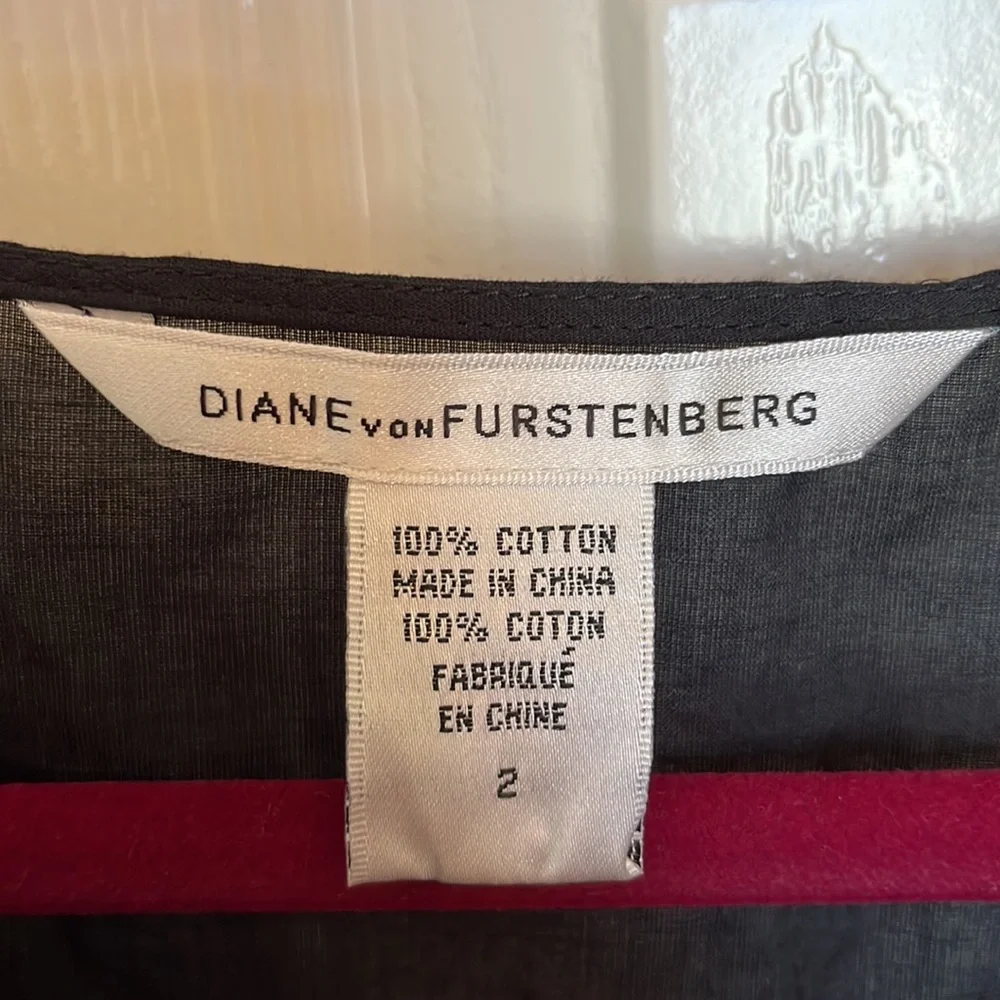 Diane von Furstenberg Ruffle Blouse - Picture 4 of 7